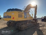 Used Excavator for Sale,Back corner of used Komatsu,Used Excavator in yard for Sale